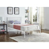White Metal Double Bed
