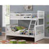 White single/double bunk bed 