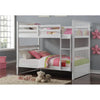 White Double bunk bed 