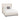 Wing Upholstered Queen Bed in Beige Fabric with Wingback Headboard