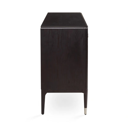 Colette Wood Dresser with Silver Knobs – Ample Storage for Modern Home