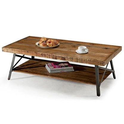 Wooden coffee table