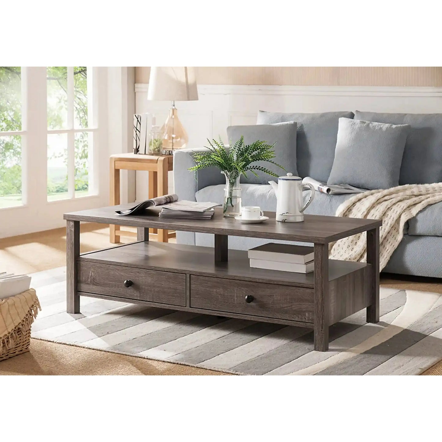 Wooden coffee table for living room 