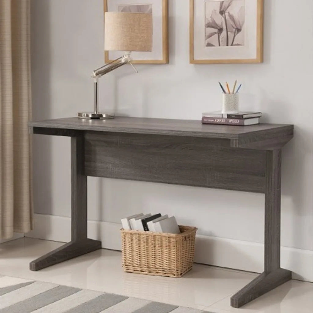 48" Espresso Writing Desk with Storage Drawer