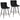 Xander 26 Black Faux Leather Counter Stools – Set of 2