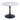 Zilo 40 White Round Dining Table with Faux Marble Top