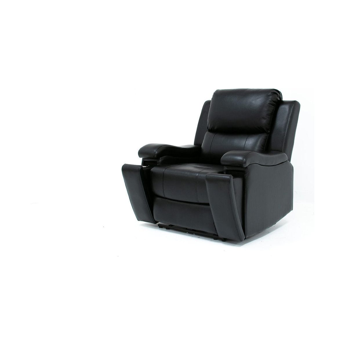 3PC Power Reclining Leather Sofa Set with USB & Cup Holders
