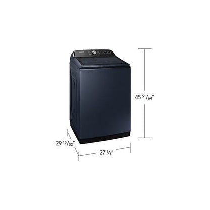 Samsung 7100 Top Load Washer Dryer Combo – Large Capacity with Pet Care  Solution , Navy