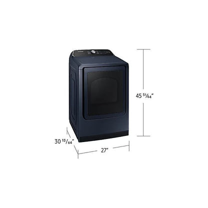 Samsung 7100 Top Load Washer Dryer Combo – Large Capacity with Pet Care  Solution , Navy