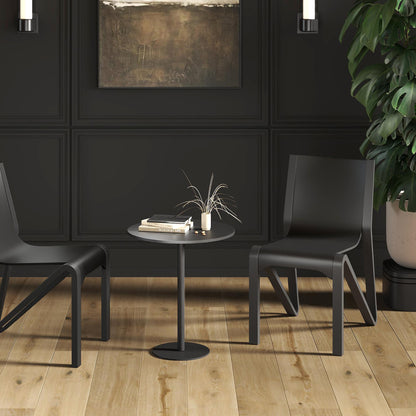 Soren Mid-Century Modern Stackable Dining Chairs, Set of 2