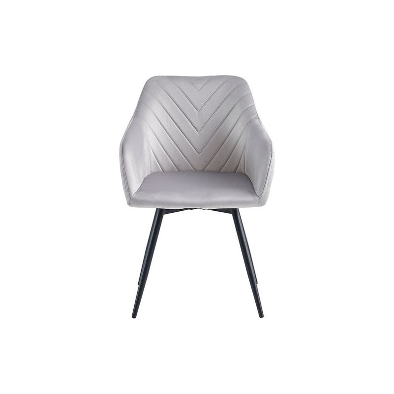 dining chair with a chevron pattern