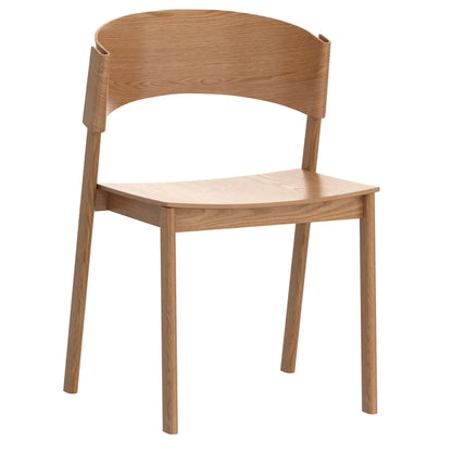 Wooden chair on a white background