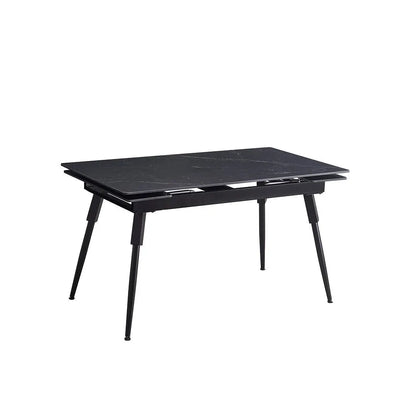 Black extension dining table