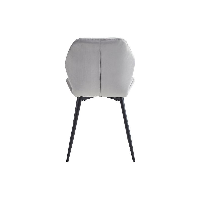 back of light grey dining chair