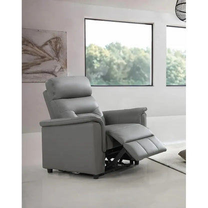 Gray recliner chair 