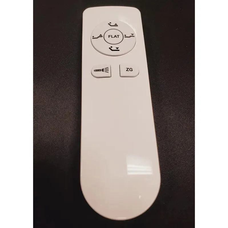 White remote control of electric bed