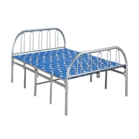 Silver color folding bed