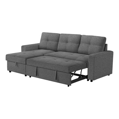 Sofa gris moderne 3 places – Confort et design élégant  ITEM: 8A14L13.