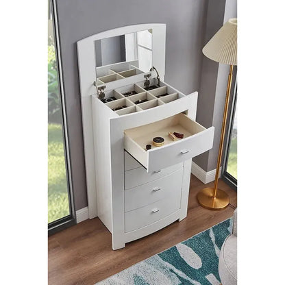 white 5 Drawer Chest